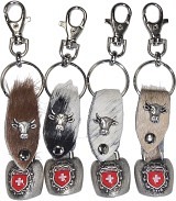 Porte-clés souvenir en fourrure – tête..