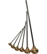 Original clapper for bronze bells bent
