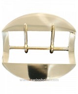 Buckle for bell straps 103er brass two spikes