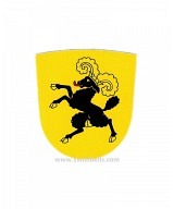 Klicken für Detailansicht Kantonswappen aus Leder Schaffhausen