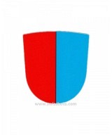 Klicken für Detailansicht Kantonswappen aus Leder Tessin