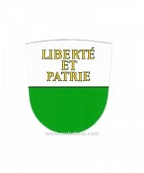 Klicken für Detailansicht Kantonswappen aus Leder Waadt