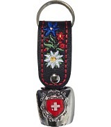 Porte-clés souvenir avec lanière brodée