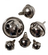 Small horsebells made of steel chromed