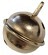 Small horsebells brassed Horseroll brassed 36 mm in diameter