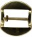 Buckle for bell straps 103er brass one spike Bellstrapbuckle 040 mm 103er